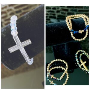 Bracelet Éclat Sacré - Argent & Cristal